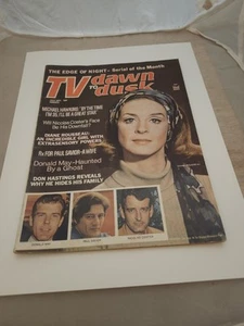 Vintage TV Dawn To Dusk Magazine July 1971 Diane Rousseau Donald May Paul Savior - Picture 1 of 2
