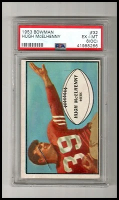 1953 Bowman #32 Hugh Mcelhenny PSA 6 - Image 1 of 2