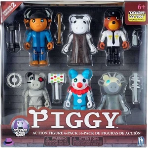 Figuras de acción Roblox PhatMojo Piggy serie 2 figuras paquete de 6 3,5 pulgadas NUEVO - Imagen 1 de 6