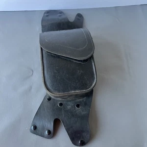 Vintage 90s Harley Davidson Motorcycle Biker Saddlebag Rare Retro Pouch Bag - Picture 1 of 11