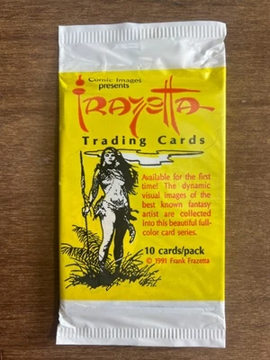 Tarjetas coleccionables - Serie Frazetta 1991 imágenes de cómic 1 paquete sellado Foto 1 de 2