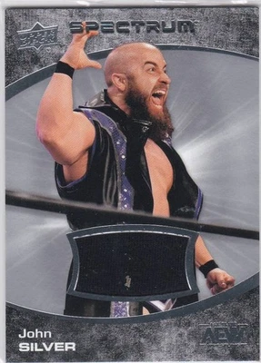 2021 Upper Deck AEW Spectrum Memorabilia John Silver #47 Rookie RC - Image 1 of 2