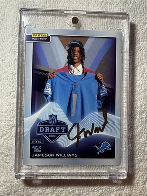 Jameson Williams Draft Night 3/5 Gold Ink. Very Rare. Panini Direct. 🔥💥🔥 - Image 1 of 2