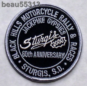 ⭐STURGIS JACKPINE GITANOS FUNDADORES CLÁSICOS 2000 60 ANIVERSARIO PARCHE DE CHALECO RALLY - Imagen 1 de 1