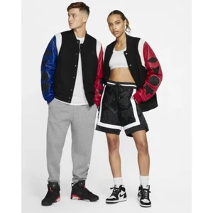 Jordan DNA Sport Varsity Jacket AT9958 010 Black/Red-Blue-White Neu Herren Gr. L - Bild 1 von 12
