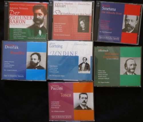 RELIEF CD's- Strauss - Smetana - Mozart - Lortzng - Puccini - Dvorak - Offenbach