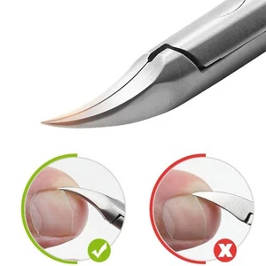 Stainless Steel Toenail Clipper for Ingrown Thick Nails Wide Jaw Toe Nail Cutter - Picture 1 of 6