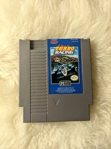Vintage 1985 AI Unser Jr. Turbo Racing NES Nitendo Video Game Cartridge - Picture 1 of 3