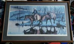 ""A Wilderness Heritage"" Fred Fellows firmado y enmarcado edición limitada" #8/1000 carta - Imagen 1 de 6