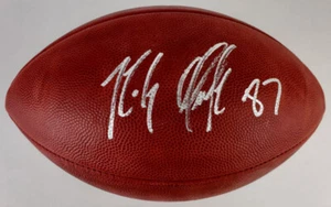 Rob Gronkowski Autographed Signed Official Wilson "The Duke" Football (JSA) - Picture 1 of 5