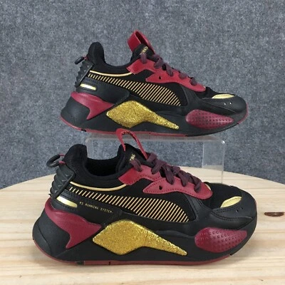Puma Shoes Womens 6 RS-X Glitz Athletic Low Sneakers 385088-01 Black Multicolor - Image 1 of 4