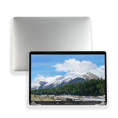 Silver LCD Display Screen+Top Cover For MacBook Pro 15" 2019 A1990 EMC 3215 3359 - Image 1 of 4