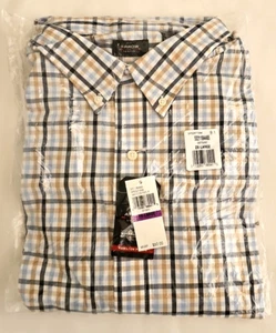 Camisa con botones a cuadros sin arrugas ARROW XXL SKYWAY con bolsillo popelina Hamilton - Imagen 1 de 8