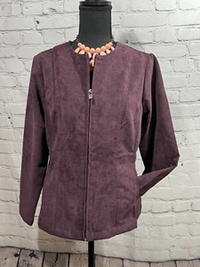 CHRISTIPHER & BANKS * SZ S Womens Velvety/Corduroy Plum Color - Picture 1 of 6
