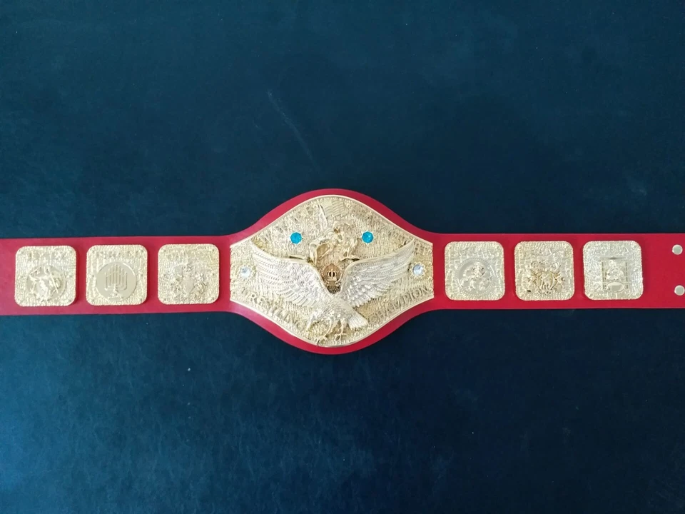  Fandu WWWF Backlund era World Heavyweight Wrestling Championship Replica Belt  - Image 1 of 4