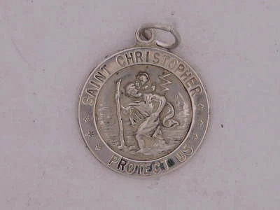 Silver Saint Christopher Charm - Image 1 of 3