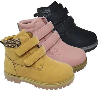 KINDER SÄUGLINGE KINDERRIEMEN WINTERKNÖCHEL MÄDCHEN JUNGEN WANDERN CHELSEA STIEFEL SCHUHE