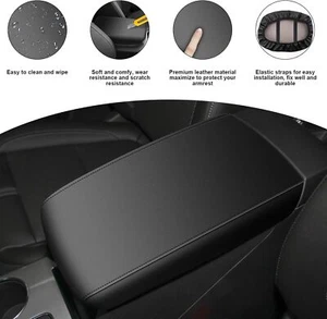 Car Central Storage Box Armrest Cover For Chevrolet Blazer 2019-2026 PU Leather - Foto 1 di 7