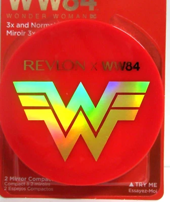 REVLON x WW84 Dual-Sided WONDER WOMAN Mirror Compact - NEW - Image 1 of 4