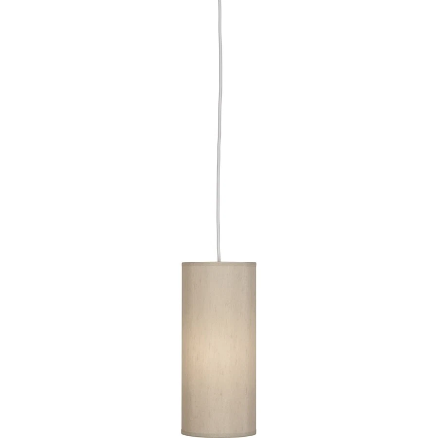 Robert Abbey Elena 1 Light 14" Pendant, White/Bone - B167 - Image 1 of 1