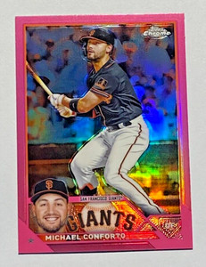 2023 Topps Chrome #2019 MICHAEL CONFORTO Pink Refractor GIANTS