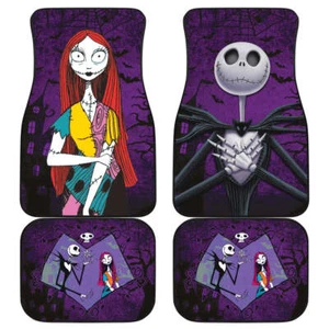 Jack Sally Car Floor Mats Nightmare Before Christmas Non-Slip Auto Gift Fans - Bild 1 von 1