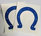 Lot of 2 Indianapolis Colts NFL Car Truck Window Decal Sticker Football Laptop