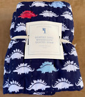 Pottery Barn Kids Euro Pillow Sham Dempsey Dino quilted 2736812 dinosaur retired
