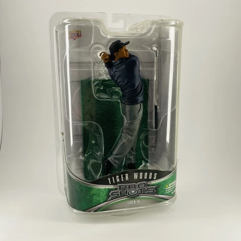 Tiger Woods Pro Shots/Upper Deck Series 2 TIGER IV w/ Navy Blue Shirt NEW Cover