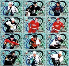 1998-99 PACIFIC OMEGA PRISM INSERT CARDS - PICK SINGLES - FINISH SET Rare Mint