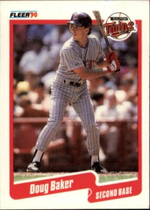 1990 Doug Baker Fleer Baseball Card #368 - Picture 1 of 2