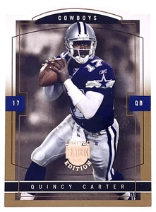 2003 SkyBox LE Gold Proofs #50 Quincy Carter 71/150 Dallas Cowboys - Bild 1 von 2