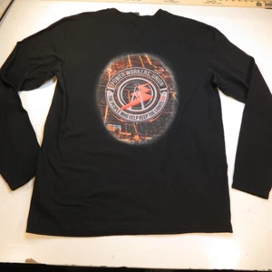 NEW POWER WORKERS UNION ELECTRICIAN T SHIRT Mens XL People Keep the lights on - Picture 1 of 6