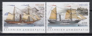 Greece.2020 EUROPA CEPT.Ancient postal routes. 2 st. from booklet MNH - Picture 1 of 1