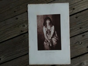 Vintage Print "Egyptian King's Daughter" 1886 Painting Art Decor Paper Ephemera - Picture 1 of 4