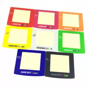 Colorful 2pcs Plastic Screen Lens Cover Replacement Parts For Game Boy Color GBC - Picture 1 of 6