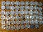 Lot of 53 - 1950's Silver Washington Quarter Dollars From a Local Estate