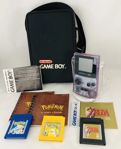 Nintendo GameBoy Color Púrpura Atómico - Pokeman Pikachu Amarillo y Azul - Zelda  - Imagen 1 de 12