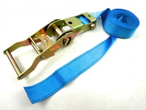 TRINQUETE DE SUJECIÓN UNIVERSAL azul 2,5m x 30mm TRINQUETE DE SUJECIÓN trinquete de tensión azul 2 - Imagen 1 de 2