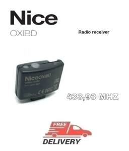 NEW Original Nice OXIBD Receiver 433,93 MHZ Bi-Directional Genuine - Picture 1 of 1