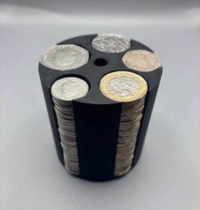Coin organiser Car Mini Storage Box Money Holder £1, 50p, 20p, 10p, 5p Organiser - Picture 1 of 3