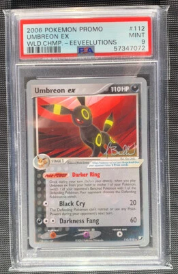 Umbreon ex | 112/115 | World Championships 2006 - Eeveelutions | PSA 9 | Pokemon - Image 1 of 2