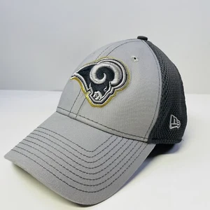 Los Angeles LA Rams 39THIRTY NFL Fitted Hat Size Small/Medium Grey Stretch - Picture 1 of 9