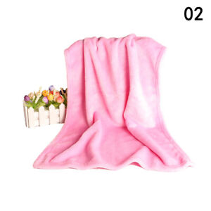 50X70 cm Warm Solid Warm Micro Plush Fleece Blanket Throw Rug Sofa Bedding Home