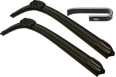 VAUXHALL ASTRA F 1991-2000 Standard Front Aero Flat WIPER blades - Image 1 of 3
