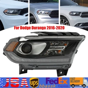 For Dodge Durango 2016-2020 HID Headlight Lamp, Right Passenger Side Headlight, - Foto 1 di 19