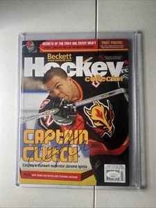 Jarome Iginla Signed Calgary Flames Beckett Magazine JSA COA - Picture 1 of 4