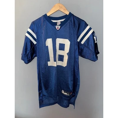 Camiseta deportiva juvenil XL de los Indianapolis Colts Peyton Manning #18 Reebok NFL Foto 1 de 4
