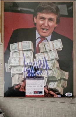 Donald Trump Autograph P.S.A - Image 1 of 4