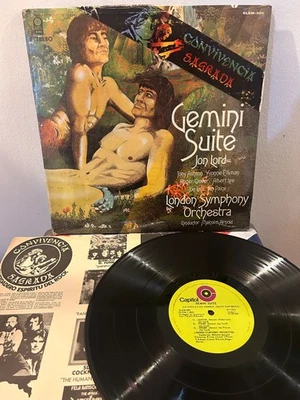 JON LORD Gemini Suite EX/EX 1972 MEXICO 12" LP w/ OBI & INNER SLEEVE Deep Purple - Image 1 of 4